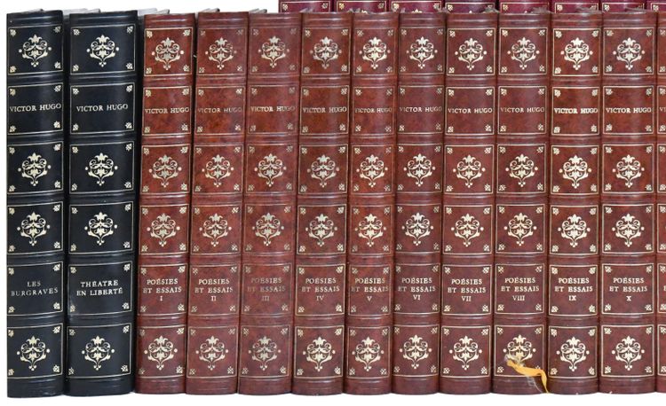 Collection books by Victor Hugo, Œuvres Romanesques Dramatiques et Poétiques, 38 volumes