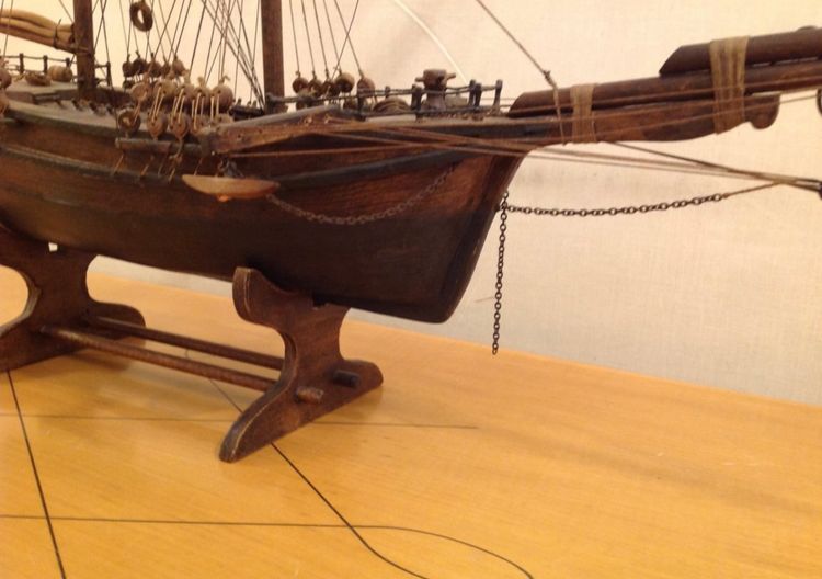 Maquette De Navire à 2 Mâts 