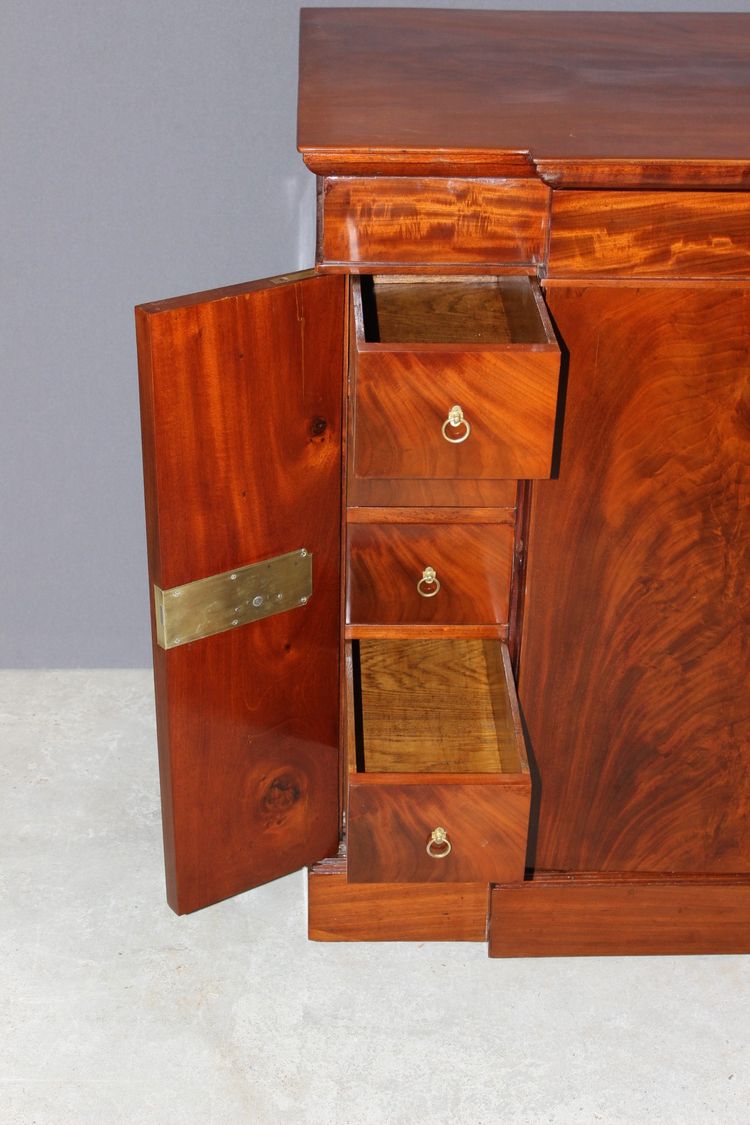 19th Century Mahogany Corsair Safe Cabinet