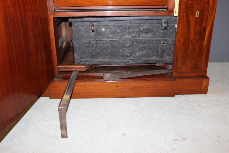 19th Century Mahogany Corsair Safe Cabinet