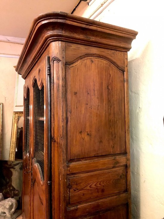 Armoire Grillagée Louis XV, XVIIIe Siècle