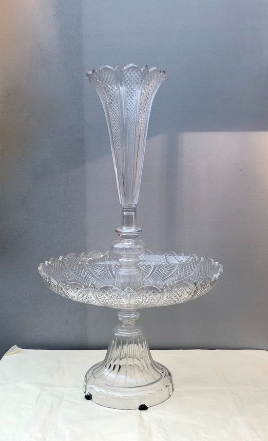 Baccarat Crystal Centerpiece, 19th Century