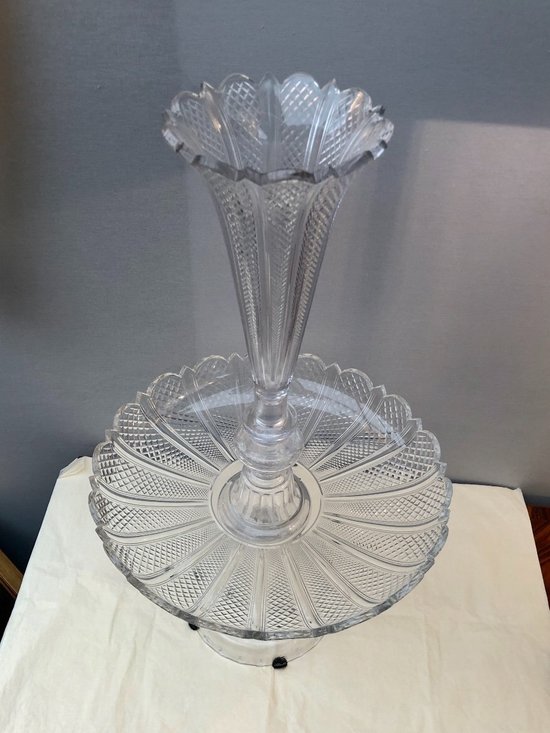 Baccarat Crystal Centerpiece, 19th Century