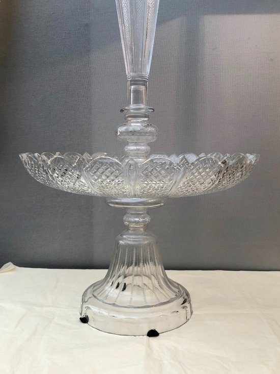 Baccarat Crystal Centerpiece, 19th Century