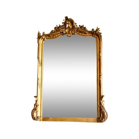 Louis XV Style Mirror, 19th Century