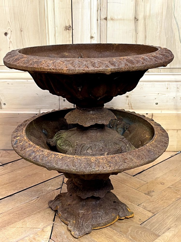 Chambord" Planters in Cast Iron
