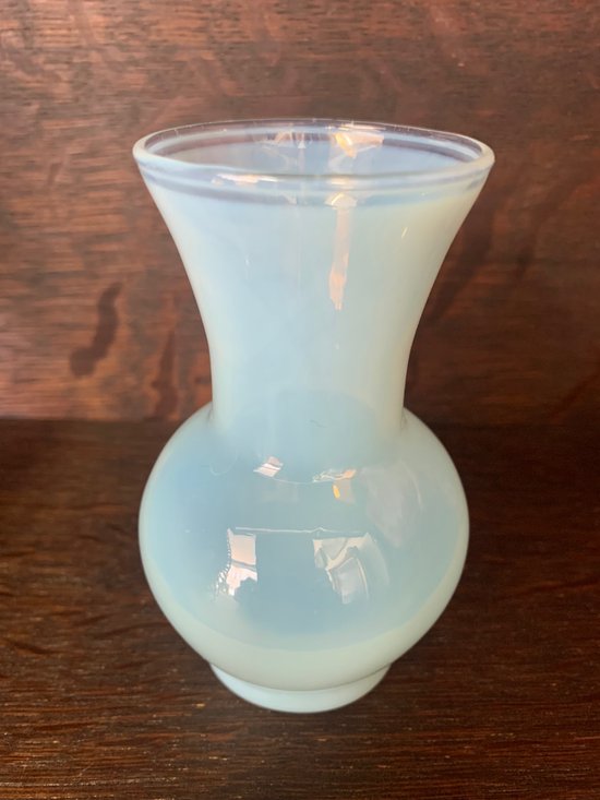 Small opal crystal vase "soap bubble