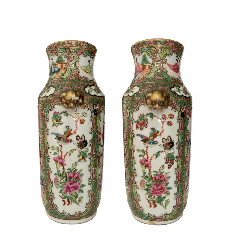 Porcellana di Canton Dinastia Qing Periodo Guangxu Dinastia Qing Cina