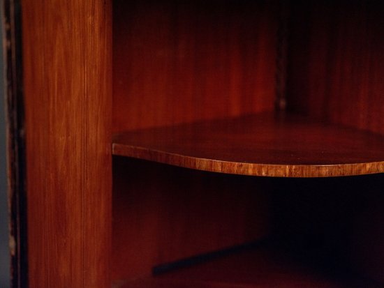 Pair Of Corner Cupboards, 19th Century