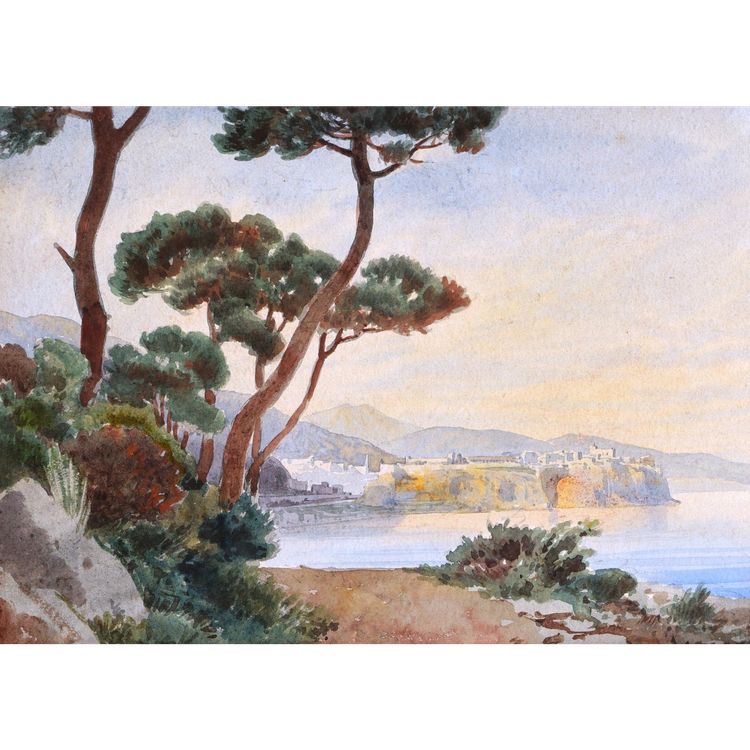 FRANZÖSISCHE Schule um 1910-1920, Ansicht von Monaco