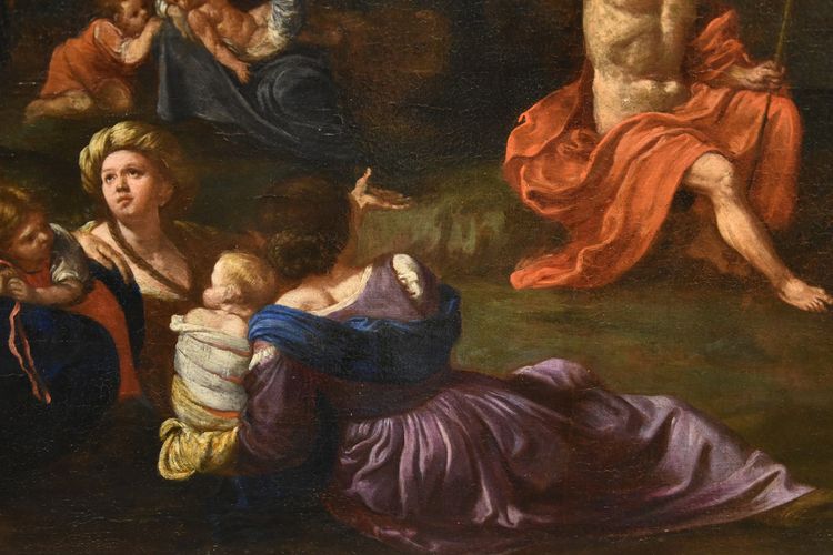 Prédication de Saint Jean-Baptiste vers 1650, Lorenzo Pasinelli (1629 - 1700)