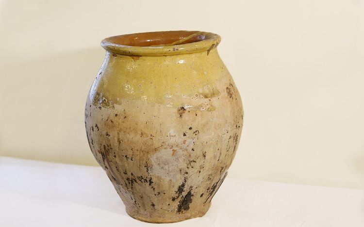 Terracotta "Biot" jar 19th century
