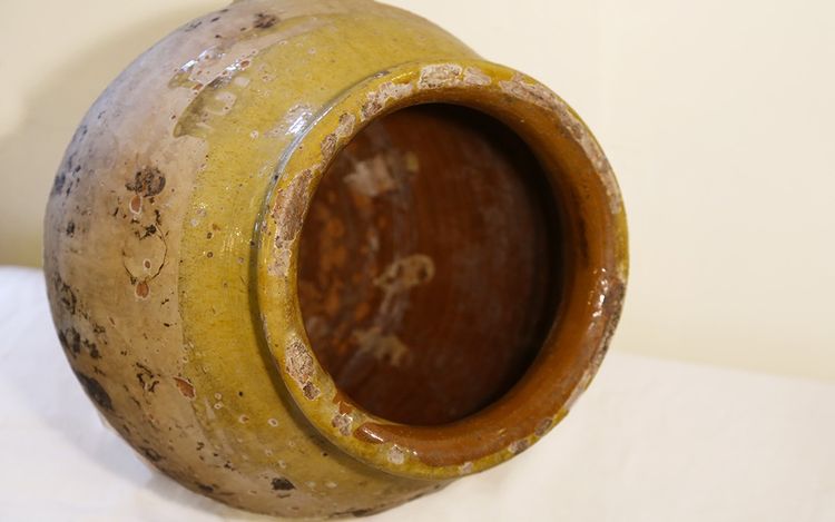 Terracotta "Biot" jar 19th century