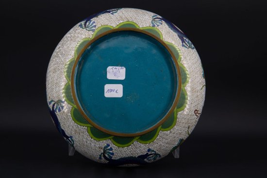 Chinese Cloisonne Cup, Late 19th Century