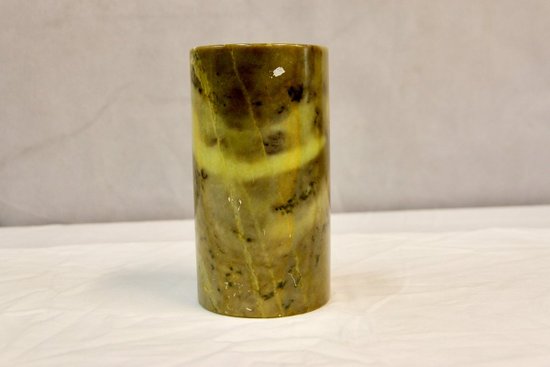 Vase Or Pencil Pot In Hard Stone, 20th Century