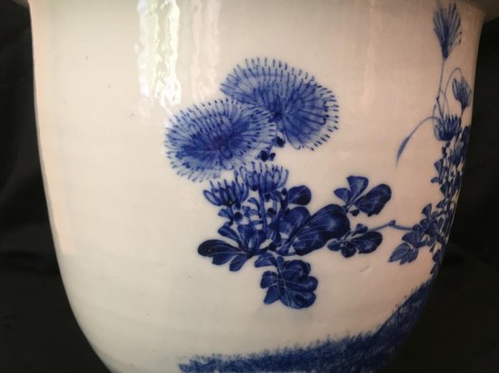 Jardinière / Pot De Fleur En Céramique Chinoise, Chine, Début XXe Siècle