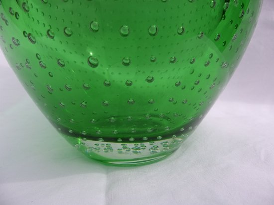 Vase en verre de Murano des année 1960