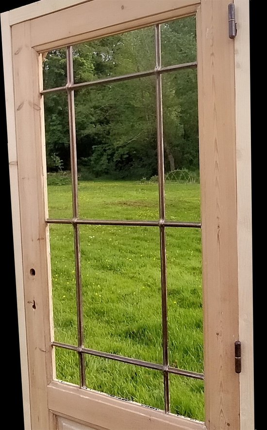 Old Wood And Metal Door With Its Door Frame