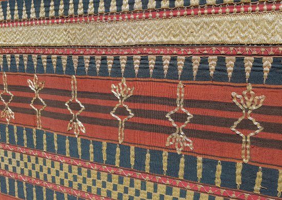 Tappeto sarong cerimoniale, fine XIX, inizio XX secolo, Sumatra, Indonesia