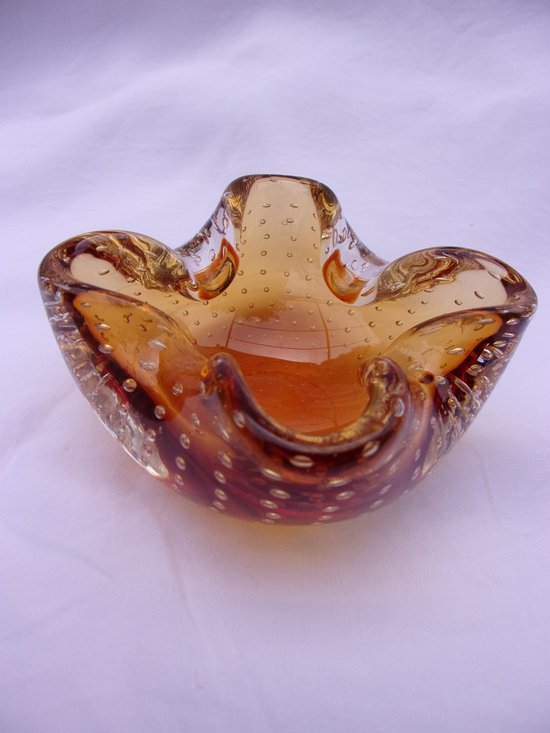 Murano glass ashtray, year 70