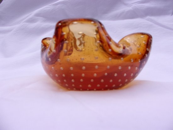 Murano glass ashtray, year 70