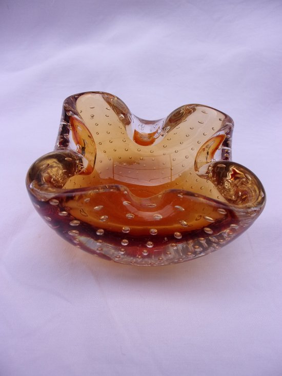 Murano glass ashtray, year 70