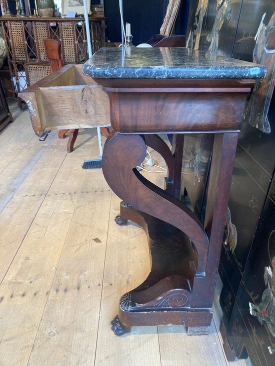 Mahogany console - Louis Philippe - 19th century