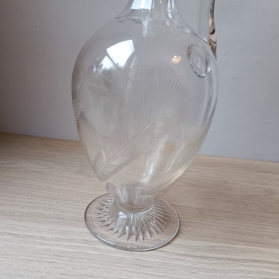 Large decanter - Cut crystal - Circa 1950