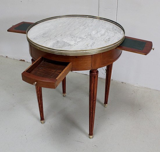 Mahogany Bouillotte Table, Louis XVI taste - Early 20th Century