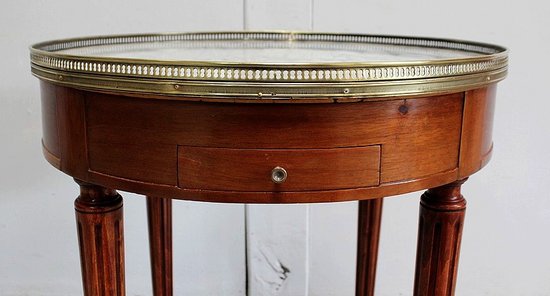 Mahogany Bouillotte Table, Louis XVI taste - Early 20th Century