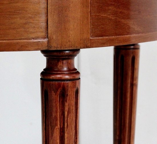 Mahogany Bouillotte Table, Louis XVI taste - Early 20th Century