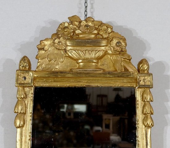  Miroir en Bois doré, style Louis XVI – Début XXe 