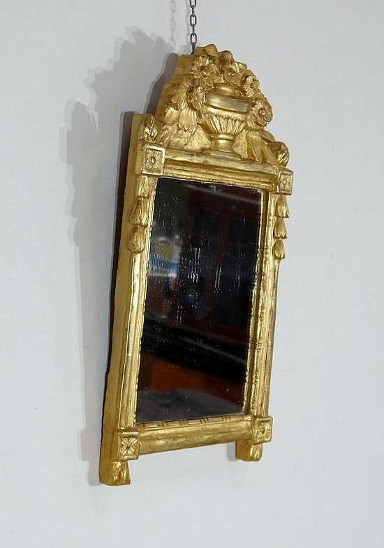  Miroir en Bois doré, style Louis XVI – Début XXe 