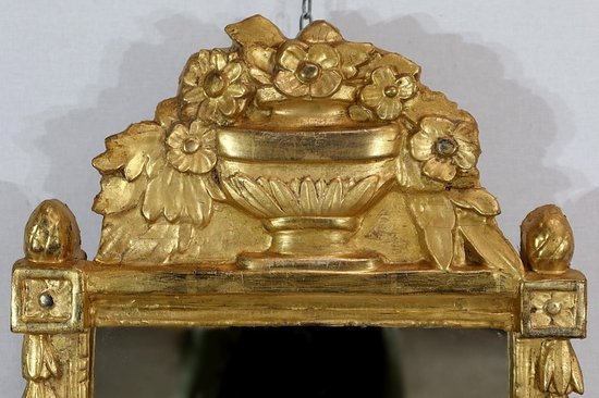  Miroir en Bois doré, style Louis XVI – Début XXe 