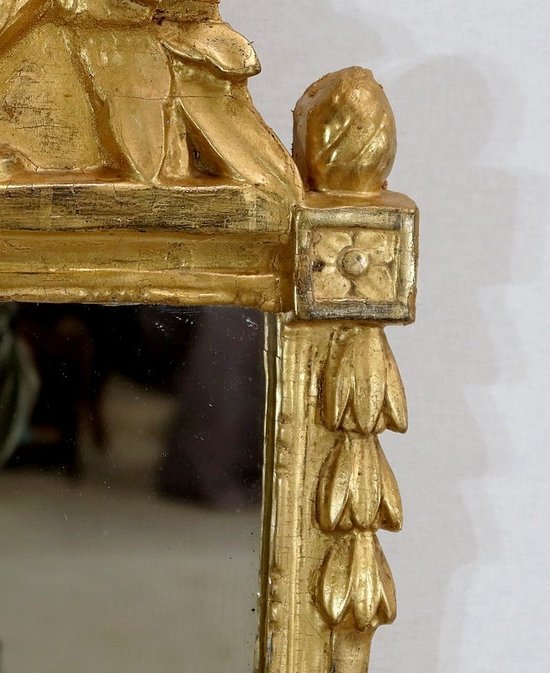  Miroir en Bois doré, style Louis XVI – Début XXe 