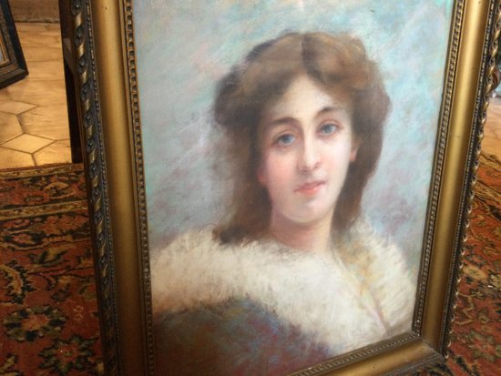 Portrait of a woman signed MAURY