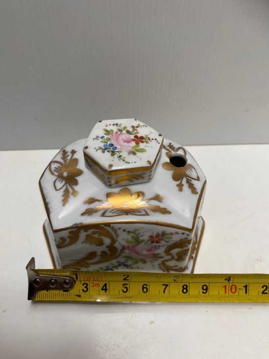 German porcelain inkwell