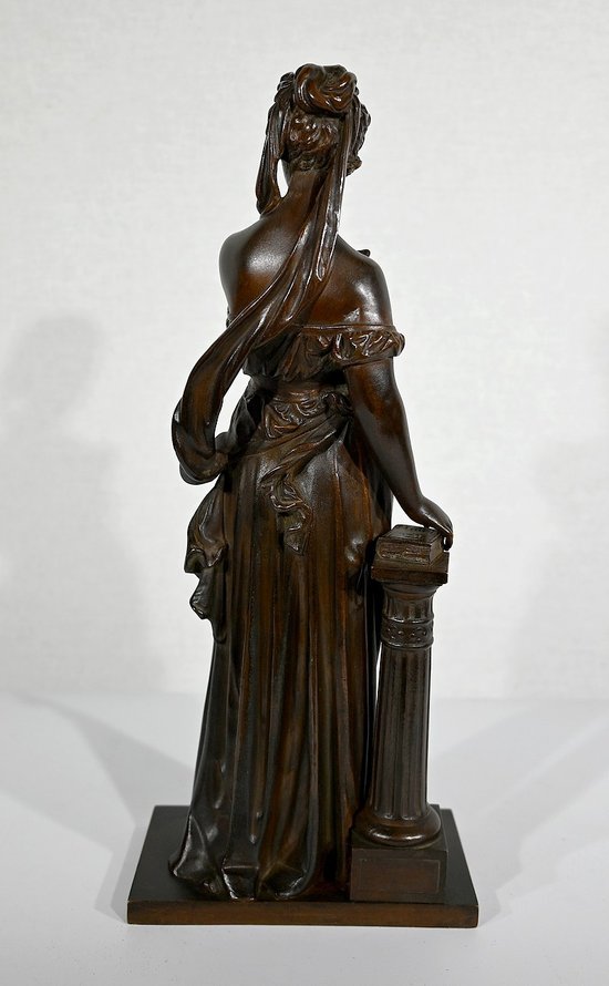 Bronze « Femme à l’Antique» d’E. Bouret – XIXe