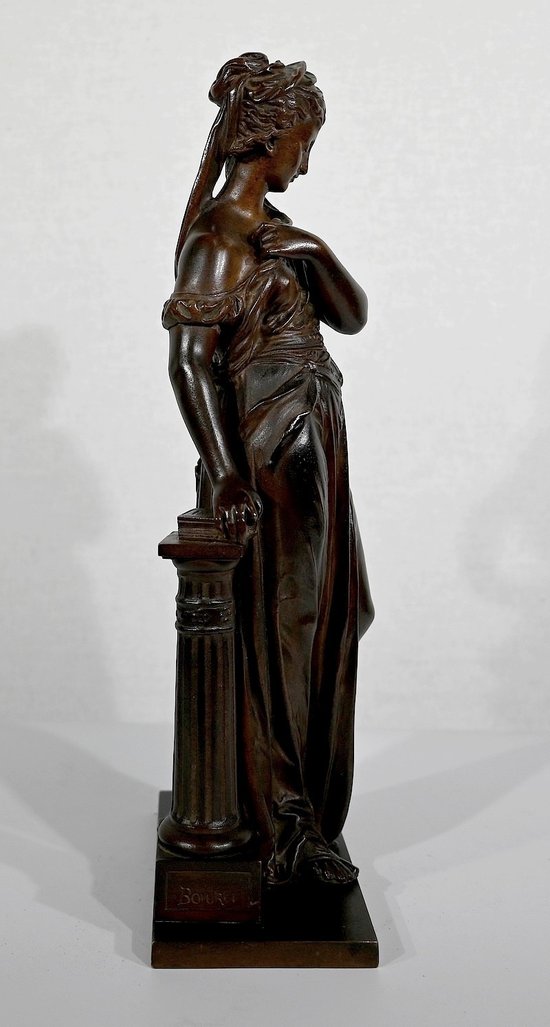 Bronze « Femme à l’Antique» d’E. Bouret – XIXe