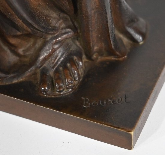 Bronze « Femme à l’Antique» d’E. Bouret – XIXe