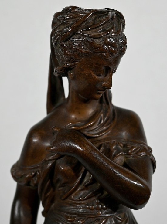 Bronze « Femme à l’Antique» d’E. Bouret – XIXe