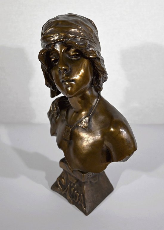 Bronze " Saïda " by E. Villanis - Early XXth century