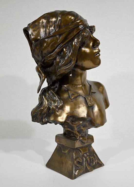 Bronze " Saïda " by E. Villanis - Early XXth century