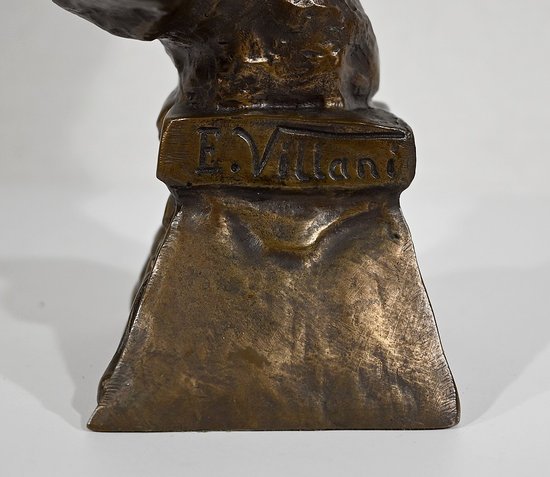 Bronze " Saïda " by E. Villanis - Early XXth century