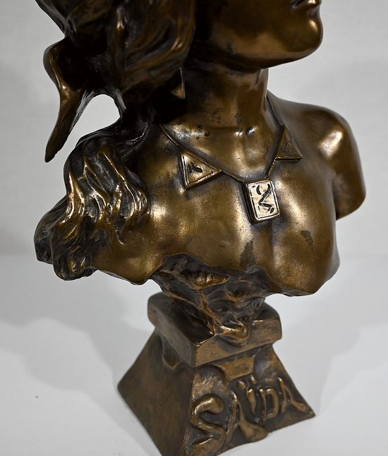 Bronze " Saïda " by E. Villanis - Early XXth century