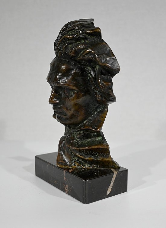 Bronze " Beethoven " by P. Le Faguays -1930