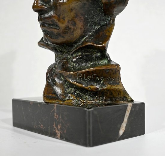 Bronze " Beethoven " by P. Le Faguays -1930