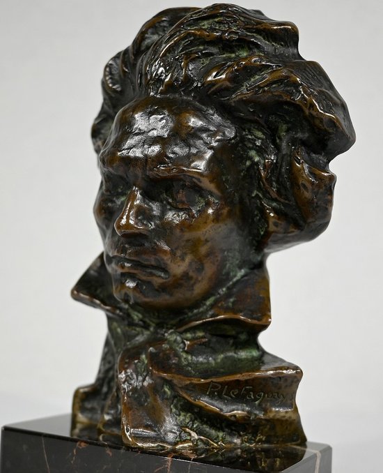 Bronze " Beethoven " by P. Le Faguays -1930