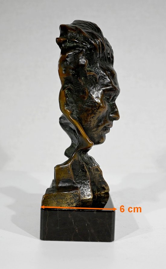 Bronze " Beethoven " by P. Le Faguays -1930