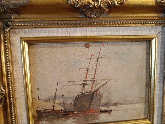 Marine - Oil on panel - Eugène Galien-Laloue (1854-1941)